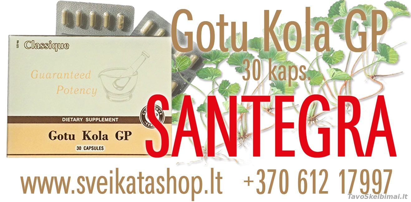 Santegra Gotu Kola GP 30 kaps