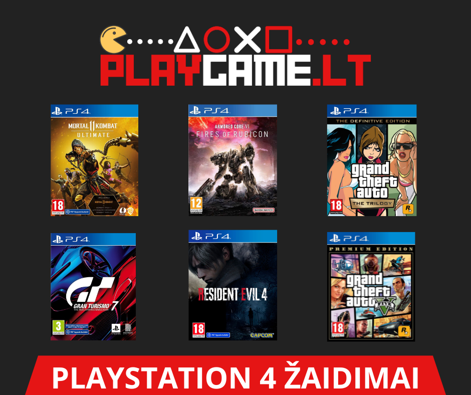 Playstation Ps4/ps5 žaidimai